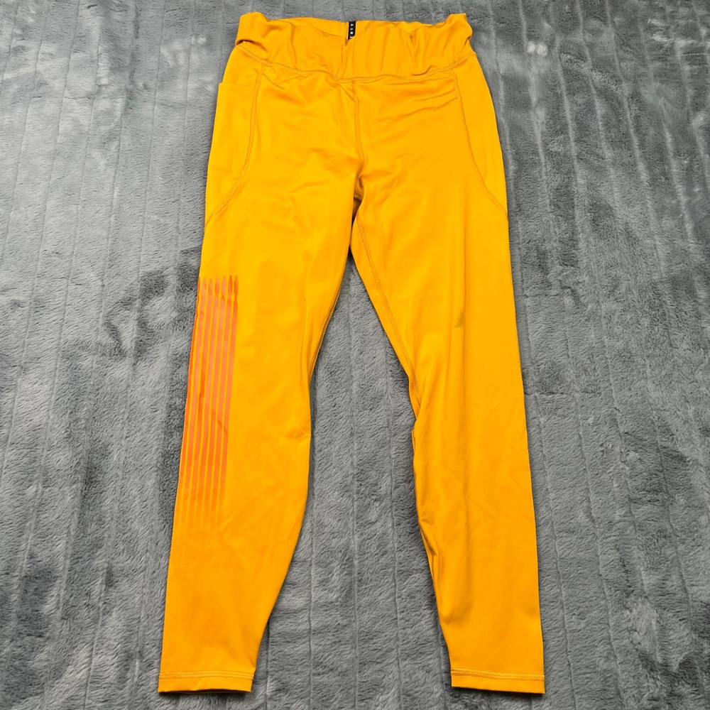 Savage X Fenty Sport Womens 2X Mustard Yellow High Waisted Athletic Leggings